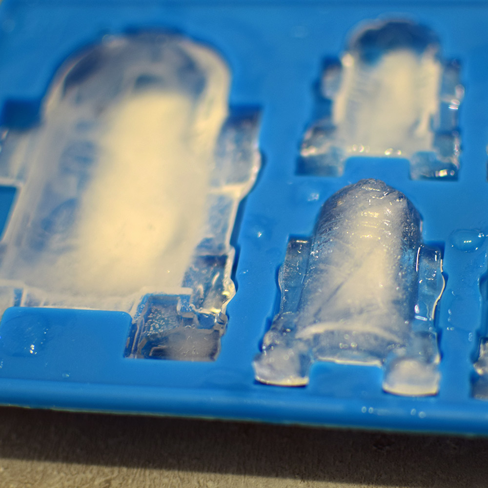 silikónová forma na ľad - r2d2