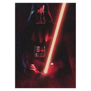 Darth Vader plagát svetelný meč