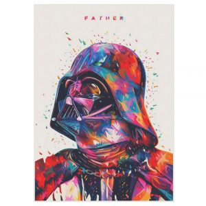 Darth Vader plagát father biely
